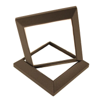 Юбка столба UNODECK алюминий венге