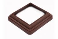 Рамка для столба нижняя TimberTex кедр 3D 120x120 мм