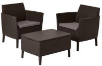 Набор балконной мебели Salemo Balcony Set коричневый  | Купить в Интернет-магазине | Цена 49 300 ₽ Комплекты для балконов