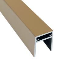 Алюминиевый П-профиль EasyDecking 35x25x3000 Дуб