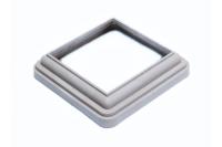 Рамка для столба нижняя TimberTex мультикрем 3D 120x120 мм