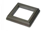 Рамка для столба нижняя TimberTex кофе Classic 120x120 мм