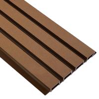 Реечная фасадная панель EasyDecking Wood-X 219х26х3010 Коричневый Шлифованная  | Купить в Интернет-магазине | Цена 921 ₽ Фасадные панели из ДПК