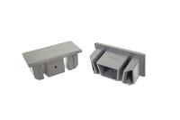 Заглушка перила UNODECK алюминий серый