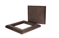 Комплект крышка/юбка ДПК для столба POLIVAN SINGARAJA коричневый Комплект крышка/юбка ДПК для столба POLIVAN SINGARAJA коричневый