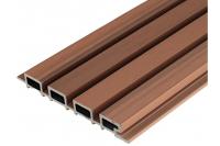 Реечная бесшовная панель TimberTex коэкструзия 219x26x4000 мм тик микс  | Купить в Интернет-магазине | Цена 890 ₽ Фасадные панели из ДПК