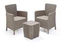 Набор балконной мебели Trenton Balcony (Round wicker table) капучино  | Купить в Интернет-магазине | Цена 34 900 ₽ Комплекты для балконов