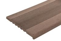 Ступень из ДПК полнотелая TimberTex темно-коричневый 348х23х4000 мм  | Купить в Интернет-магазине | Цена 3 080 ₽ Ступени из ДПК