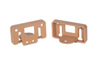 Крепление перила прямое POLIVAN DENPASAR из алюминия песочное