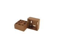 Крепление балясины прямое UNODECK алюминий орех