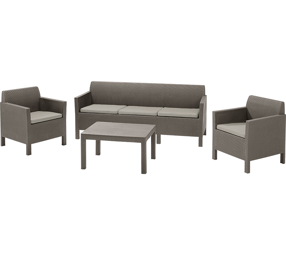 Дачная мебель Orlando set with 3 seat sofa