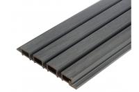 Реечная бесшовная панель TimberTex коэкструзия 219x26x4000 мм серый  | Купить в Интернет-магазине | Цена 890 ₽ Фасадные панели из ДПК