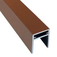 Алюминиевый П-профиль EasyDecking 35x25x3000 Коричневый