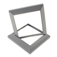 Юбка столба UNODECK алюминий серый