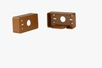 Крепление перила прямое UNODECK алюминий орех