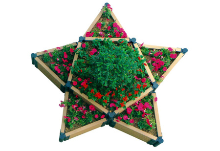 Грядки из ДПК