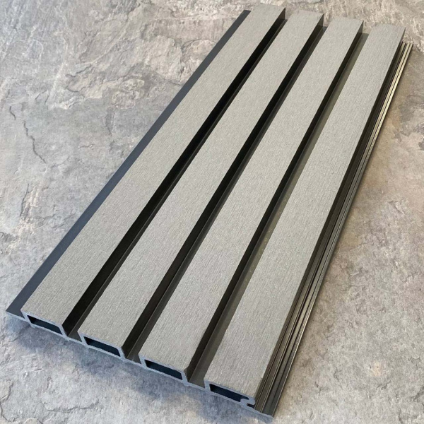 Реечная фасадная панель EasyDecking Wood-X 219х26х3010 Серый Шлифованная  | Купить в Интернет-магазине | Цена 921 ₽ Фасадные панели из ДПК