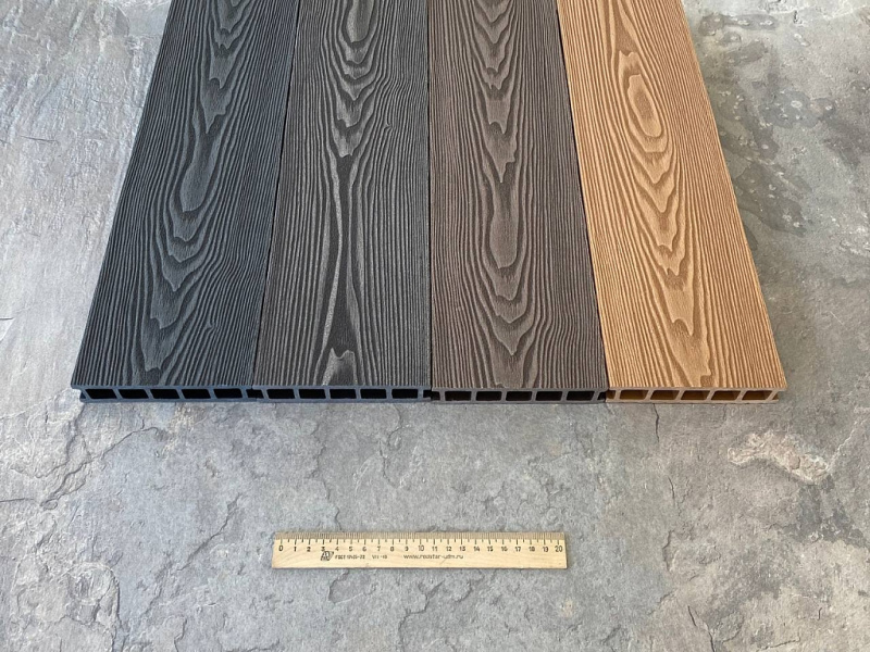 Террасная доска ДПК Latitudo Euro 3D 139х27х6000 Орех  | Купить в Интернет-магазине | Цена 560 ₽ Террасная доска из ДПК