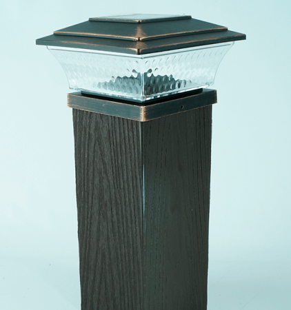 Крышка-фонарь для столба POLIVAN SINGARAJA бронза