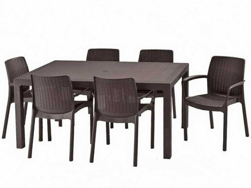 Стол обеденный прямоугольный FIJI Table венге  | Купить в Интернет-магазине | Цена 12 000 ₽ Стол для дачи