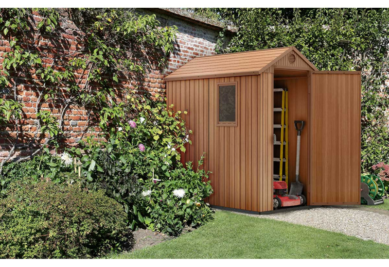 Пластиковый сарай для дачи