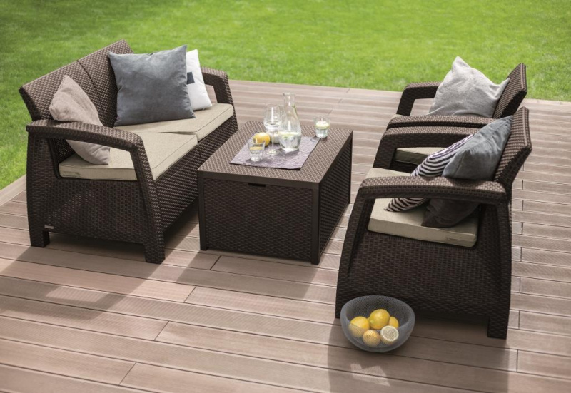 Комплекты уличной мебели для дачи