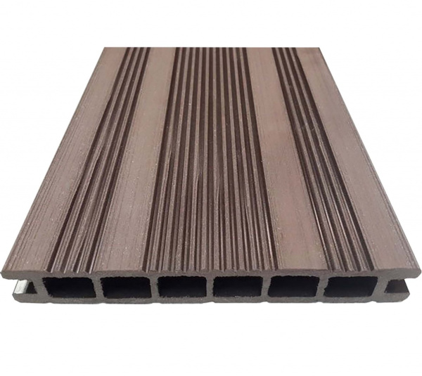 Террасная доска ДПК Ecodeck ШОКОЛАД 165х24х6000 мм  | Купить в Интернет-магазине | Цена 550 ₽ Террасная доска из ДПК