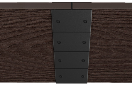 Продольный соединительный элемент Holzhof для клумб 25*300 мм  | Купить в Интернет-магазине | Цена 170 ₽ Грядки из ДПК