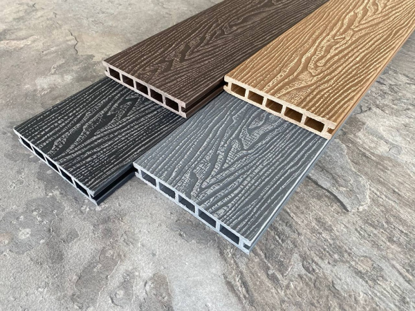 Террасная доска ДПК Latitudo 3D-Wood 150х24х3000 Серый  | Купить в Интернет-магазине | Цена 709 ₽ Террасная доска из ДПК