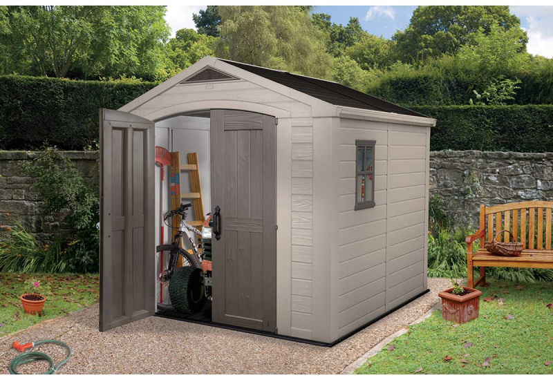 Пластиковый сарай для дачи