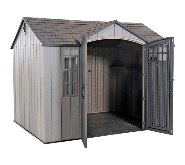 Пластиковый сарай WoodLook 10х8  | Купить в Интернет-магазине | Цена 410 000 ₽ Пластиковый сарай для дачи