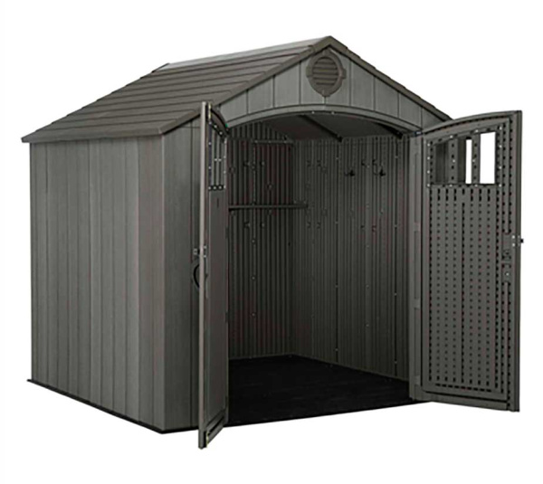 Пластиковый сарай WOODLOOK 8x7,5  | Купить в Интернет-магазине | Цена 0 ₽ Пластиковый сарай для дачи