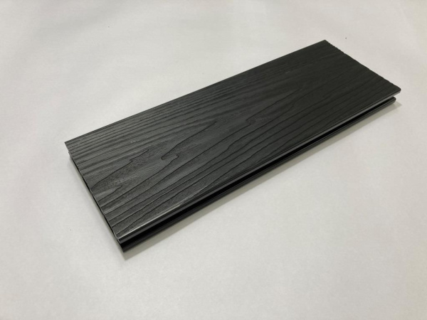 Террасная доска МПК 25х140х4000мм антрацит  | Купить в Интернет-магазине | Цена 725 ₽ Доска из минерально-полимерного композита
