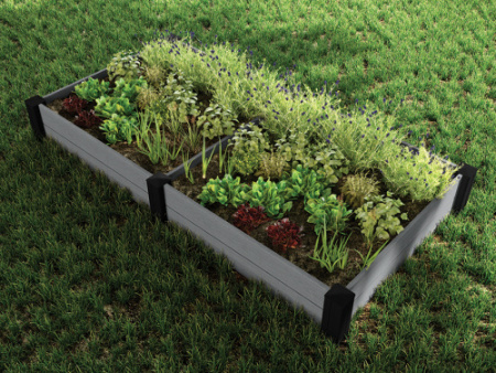 Грядка Vista Modular Garden Bed 2 pack серый  | Купить в Интернет-магазине | Цена 30 900 ₽ Грядки пластиковые