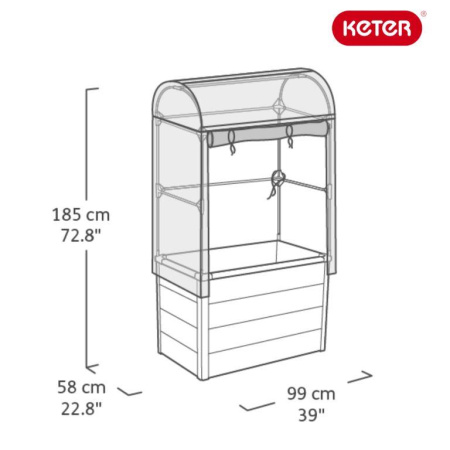 Грядки пластиковые