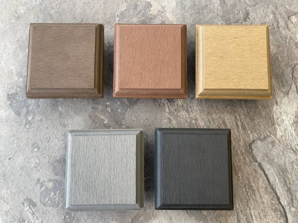 Крышка столба EasyDecking Wood-X 125х125 Черное дерево