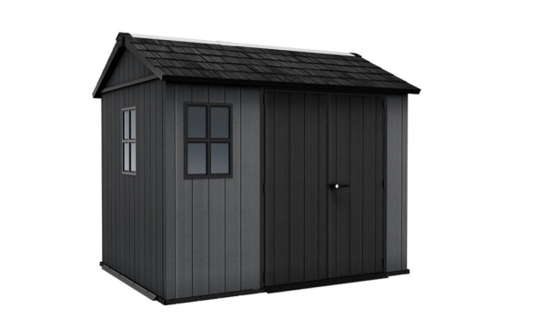 Сарай Newton 2.0 wide 9x7,5  | Купить в Интернет-магазине | Цена 341 900 ₽ Пластиковый сарай для дачи