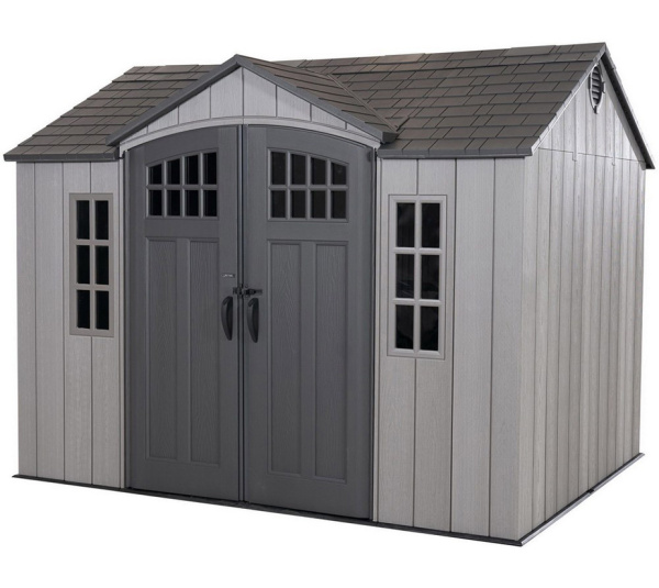 Пластиковый сарай WoodLook 10х8  | Купить в Интернет-магазине | Цена 410 000 ₽ Пластиковый сарай для дачи