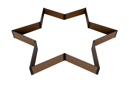 Грядки из ДПК