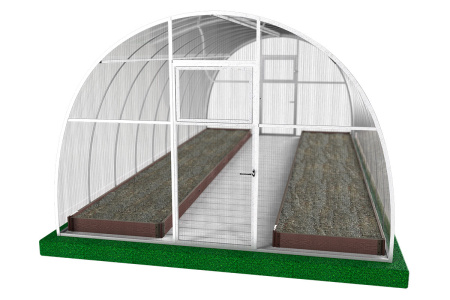 Грядки из ДПК