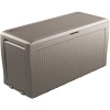 Сундук Samoa Rattan Box 270 L капучино  | Заказать онлайн | Цена 11 600 ₽ Садовые ящики и сундуки