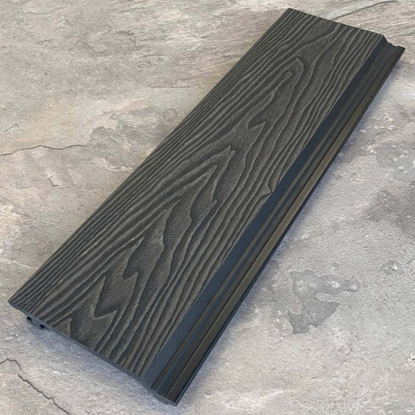 Фасадная панель EasyDecking Wood-X 156х21х3010 Черное дерево 3D  | Купить в Интернет-магазине | Цена 576 ₽ Фасадные панели из ДПК