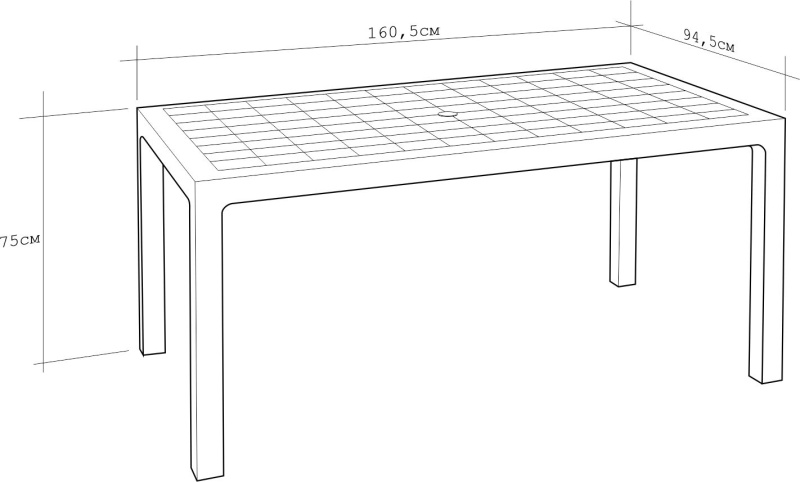 Стол обеденный прямоугольный FIJI Table венге  | Купить в Интернет-магазине | Цена 12 000 ₽ Стол для дачи
