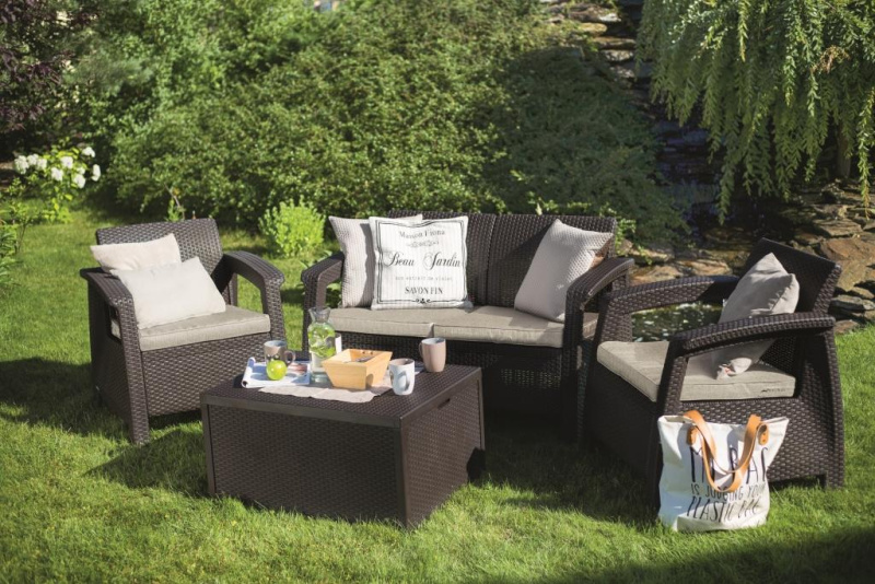 Комплекты уличной мебели для дачи