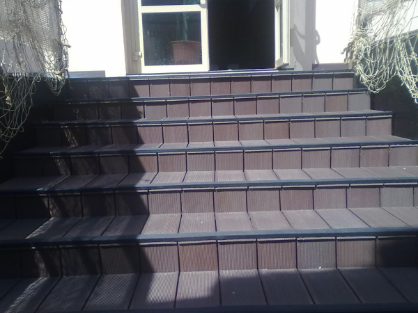 Ступень из ДПК Ecodeck венге 4 метра  | Купить в Интернет-магазине | Цена 0 ₽ Ступени из ДПК