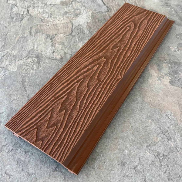 Фасадная панель EasyDecking Wood-X 156х21х3010 Коричневый 3D  | Купить в Интернет-магазине | Цена 576 ₽ Фасадные панели из ДПК