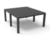 Обеденный стол Julie Double table 2 configurations графит  | Купить в Интернет-магазине | Цена 41 500 ₽ Стол для дачи