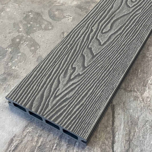 Террасная доска ДПК EasyDecking Wood-X 146х23х3010 Серый  | Купить в Интернет-магазине | Цена 812 ₽ Террасная доска из ДПК