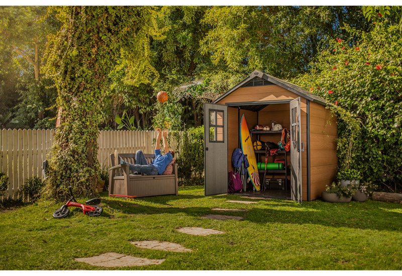 Пластиковый сарай для дачи