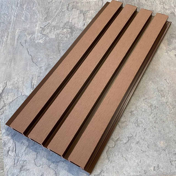 Реечная фасадная панель EasyDecking Wood-X 219х26х3010 Коричневый Шлифованная  | Купить в Интернет-магазине | Цена 921 ₽ Фасадные панели из ДПК